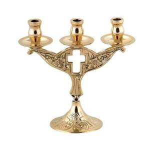 Antique Finish Durable Crucifix Altar for Church Supplies American Style Decorative Church Ware Events Crucifix Metal Altar - Product Image 2