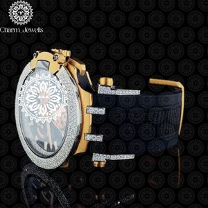 Reloj Mecánico de Lujo para Hombre Charm_Jewells, Caja de Acero Inoxidable de 40 mm, Esfera de Cristal, Correa de Cuero Analógica de 20 mm, Fecha Automática, Resistente al Agua - Product Image 2