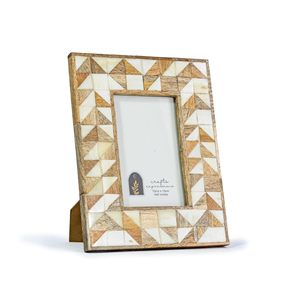 Handcrafted Inlay Photo <b>Frame</b> | Premium Decorative Picture <b>Frame</b> for Table & <b>Wall</b> |Modern Home Accent Picture <b>Frame</b> - Product Image 1