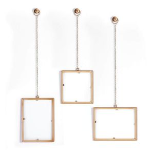 Contemporary Luxury Metal Photo <b>Frame</b> Decorative Family Portrait Holder For Wall Display - Product Image 2