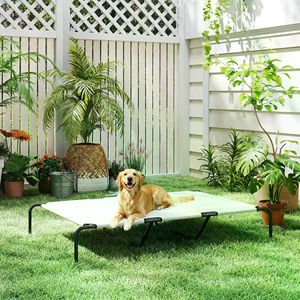 Cuccia Rinfrescante per Cani Durevole e Lavabile, Letto a Rete per Animali Domestici Piccoli e XL con Funzione Rimovibile, Solido per Uso Interno ed Esterno, Adatto anche per Gatti - Product Image 5