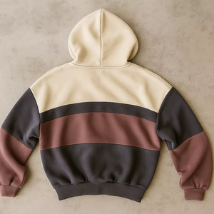 Offre Exclusive : Sweat à Capuche Polyvalent pour Femme, Hiver/Automne, Confortable, Superposé, Coupe Ample, Doublure en Tissu Éponge, Spandex/Coton - Product Image 3