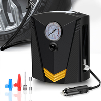 12V Portable Car Air Compressor Tire Inflator Pump with Digital Pressure Gauge for Auto Vehicle Accessories