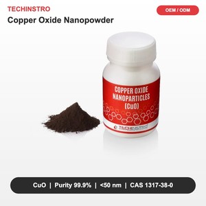 ผงนาโนคอปเปอร์ออกไซด์ CuO ความบริสุทธิ์สูง 99.9% <50 นาโนเมตร สำหรับสารเร่งปฏิกิริยาและสารเคลือบต้านเชื้อแบคทีเรีย - Product Image 1