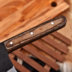Couteau de boucher sur mesure en acier à haute teneur en carbone, couteau à découper la viande avec étui en cuir, couteau de chef tranchant comme un rasoir - Product Image 2