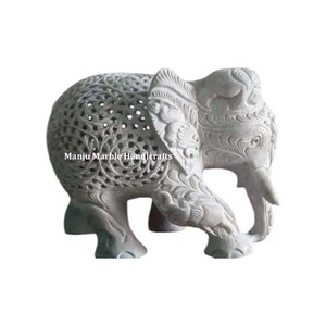 Handmade Soapstone Carved Animal Sculpture Antique Imitation Home Decoration <b>Gift</b> - Product Image 1