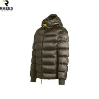 Vente en gros usine : Blouson matelassé à capuche pour homme, manteau matelassé, vêtement d'extérieur d'hiver matelassé avec logo personnalisé, vente en gros de blousons matelassés