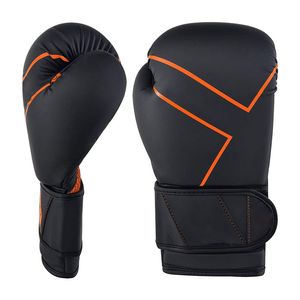 Gants de boxe MMA personnalisés pour l'entraînement et le sparring, à doigts entiers, avec fermeture auto-agrippante et à lacets, en cuir véritable OEM |   Vente en gros - Product Image 6