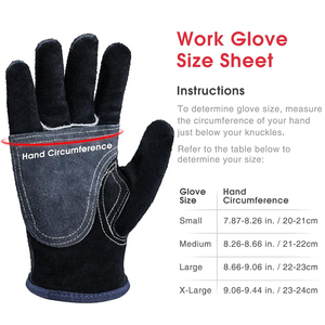 Online Best Selling Unisex Usage <b>Synthetic</b> <b>Leather</b> Made Safety Gloves Non Slip And Comfortable Safety Gloves - Product Image 3