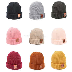 Custom Logo Wholesale Factory Supply Chunky Cable Knit Beanie Fleece Lined <b>Thermal</b> Winter Warm Hat Outdoor Bows 100% <b>Wool</b> Unisex - Product Image 6