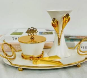 ชุดเตาเผากำยานหรูหรา Calla Lily รุ่น WT-209-SET – ขายส่ง - Product Image 2
