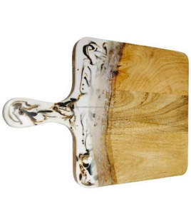 Tabla de cortar de cocina de madera Natural de alta calidad, superficie duradera hecha a mano para preparación segura de alimentos, tabla de cortar de madera FWE - Product Image 5