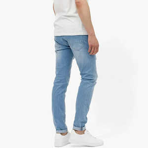 Jeans en denim pour hommes, style unique, moderne, confortable, respirant, écologique, déchiré, coupe slim, décontracté, pour tous les jours, streetwear - Product Image 4