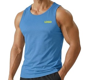 Camiseta sin Mangas Personalizada con Logotipo para Hombre, de Secado Rápido, Transpirable, para Gimnasio, Entrenamiento y Ejercicio - Product Image 5