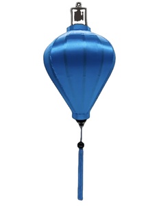 Farol de Seda Vietnamita Azul, Hecho a Mano, Decoración Luminosa de Tela de Seda para Fiestas, Bodas, Decoración Interior y Exterior - Product Image 6