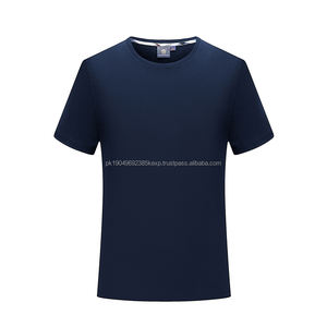 Venta al por mayor personalizado impreso logotipo bordado anillo hilado algodón camiseta hombres - Product Image 6