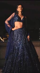 Lehenga Choli ethnique indien pour femmes, orné de paillettes, pour les mariages, les fêtes et les événements festifs, tenue tendance - Product Image 3
