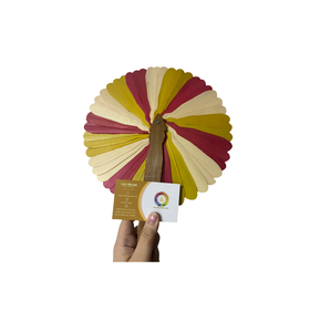 Abanico Tejido de Bambú Natural Hecho a Mano, Respetuoso con el Medio Ambiente, Logotipo Personalizable Impreso, Anuncio Comercial Personal - Product Image 1