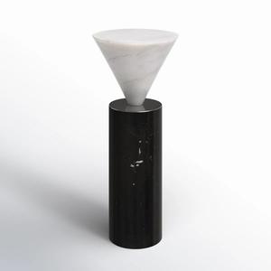 Mesa de Bebidas Minimalista con Base de Columna Delgada y Elegante, Tapa con Forma de Nube Artística, Pieza Decorativa Contemporánea para Bares con Estilo - Product Image 6