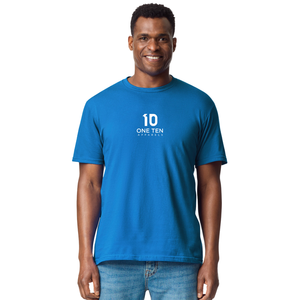 เสื้อยืดผู้ชายไซส์กลาง สีน้ำเงินรอยัล ผ้าฝ้ายพรีเมียม คอกลม แขนสั้น สวมใส่สบาย เหมาะสำหรับทุกวัน - Product Image 2