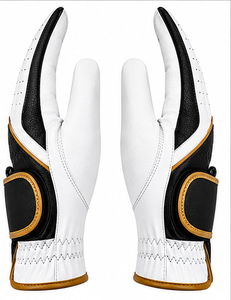 Gants de golf de luxe en cuir Cabretta respirant pour hommes et femmes, adhérence douce, antidérapants, accessoire de sport, logo, vente en gros - Product Image 1