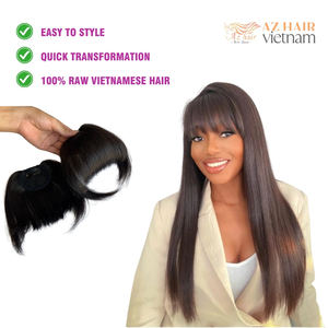 100% Raw Clip Extensiones de cabello humano 12A Remy Sedoso Onda recta Estilo natural Cabello vietnamita - Product Image 2