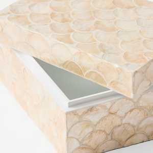 Magnifique boîte de rangement en nacre, boîte à bijoux décorative, boîte organisatrice en nacre, parfaite pour la décoration et le rangement à la maison - Product Image 5