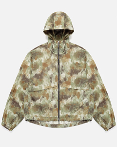 Stitchmode Outdoor Winter Camouflage Printed Windbreaker Hiking <b>Jacket</b> Mens Nylon Tear Resistant Waterproof Breathable Hooded - Product Image 2