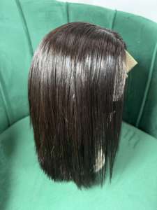 Super ventes!!! Cheveux vietnamiens bruts colorés dentelle fermeture frontale os perruques droites extensions de cheveux humains soyeux doux pas emmêlé - Product Image 3