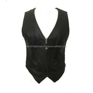 Chaqueta de invierno de alta calidad para hombre, chaleco Retro de motorista, chaleco sin mangas con cuello en V para motocicleta, Chaleco de cuero genuino disponible, chaqueta de invierno de gran tamaño para hombre - Product Image 1