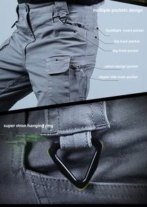 Uniforme Táctico de Seguridad Personalizado, Pantalones de Verano con Bolsillos Multifuncionales, Pantalones de Seguridad de Algodón para Entrenamiento Táctico en Campo - Product Image 4
