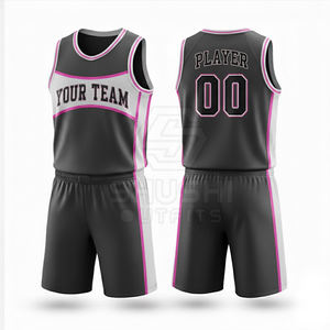 Uniforme de Baloncesto Personalizado para Hombre, Ropa de Entrenamiento sin Mangas, de Secado Rápido, Poliéster Antibacteriano, Servicio OEM, Fabricante - Product Image 6