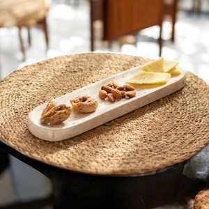 Bandeja Ovalada de Mármol Blanco, Piedra Natural, Moderna, para Cocina y Comedor, Proveedor y Exportador Mayorista - Product Image 3
