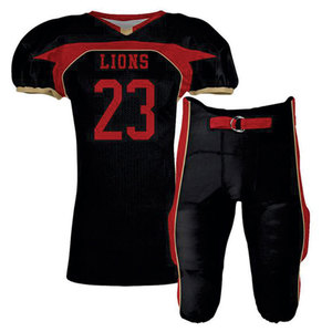 Conjunto de Uniforme de Fútbol Americano Personalizado, Transpirable, de Secado Rápido, Jersey y Pantalones de Poliéster, Cuello en V, Ropa Deportiva para Adultos - Product Image 3