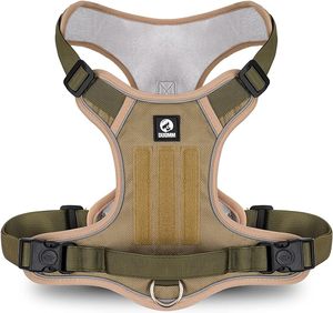 Tactical Reflective Nylon <b>Dog</b> <b>Harness</b> with Buckle Closure for Small & <b>Medium</b> Breeds - Product Image 1