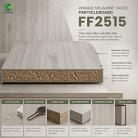 Panneau de particules MFC Jinbase FF2515 Argile Argentée 18mm E0, découpé sur mesure pour meubles modernes légers