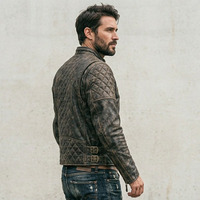 Veste en cuir pour homme de haute qualité, veste en cuir personnalisée pour l'extérieur, avec des matériaux de première qualité, la meilleure veste en cuir pour homme