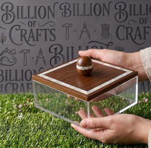 Transparent Acrylic Square chocolate <b>container</b> Box with Modern <b>Clear</b> plexi <b>container</b> for chocolate - Product Image 1