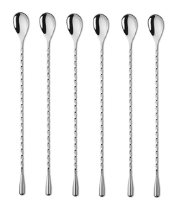 Stainless Steel <b>Bar</b> Spoon Cocktail Stirring Spoon <b>Drink</b> Mixing Spoon Long Handle Spoon At Cheap Price - Product Image 5