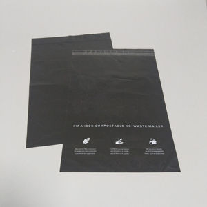 Custom Logo Biodegradable <b>Compostable</b> Poly Mailer <b>Bags</b> PLA PBAT Cornstarch Eco Friendly Colored Courier Packaging for Express Sh - Product Image 2