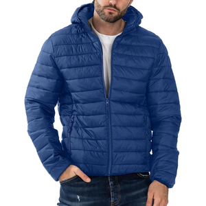 Purple Color Custom Logo Design Bomber <b>Jackets</b> Winter Quilted Street Style Bubble Outdoor <b>Jacket</b> for <b>Men</b> - Product Image 4