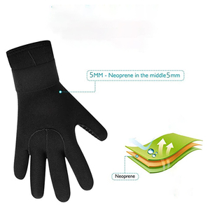 Solid Color Popular Diving Gloves Wholesale Cheap Price OEM Service Good Quality Double Stitching Diving Gloves - Product Image 4