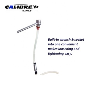 TAIWAN CALIBRE 7-12mm <b>12</b> <b>Point</b> <b>Socket</b> Brake Bleeder Wrench Set with Oil Drain Hose & Check Valve, bleeder valve wrench - Product Image 2