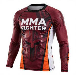 Servicio OEM, Camisetas de Compresión de Alta Calidad para Hombre, Sublimación Completa, Impresión Personalizada, Ajuste Muscular, para Fisicoculturismo - Product Image 4