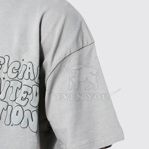 Venta Directa de Fábrica, Camisetas con Estampado Puff para Hombre, Ligeras, Talla Grande, Disponibles en Stock - Product Image 4