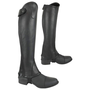 Custom Cowhide Genuine Leather <b>Half</b> <b>Chaps</b> Unisex Equestrian Horse Riding Gaiters High Quality Boot <b>Chaps</b> LHC-0005 - Product Image 1