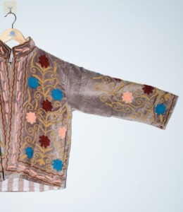 Velvet Knitted Embroidered Cotton Lined <b>Jacket</b> <b>Women</b> Boho Floral Suzani Design Ethnic Handmade Coat Winter/<b>Spring</b>/Summer - Product Image 4