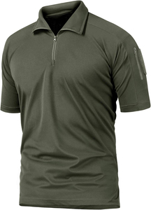 เสื้อเชิ้ตผู้ชายปักลาย 100% ผ้าฝ้ายอย่างดี ทรงสุภาพ แขนสั้น น้ำหนัก 200 กรัม ปักโลโก้ด้านหน้า - Product Image 4