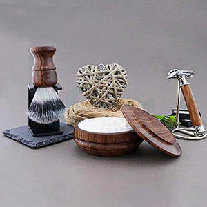 Juego de Afeitado Profesional de Acero Inoxidable de Alta Calidad para Hombre con Maquinilla de Afeitar de Doble Filo, Gel de Afeitar y Kit de Cuidado de la Barba - Product Image 2