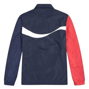 High Quality Two Tone Coaching Jacket For Adults Boys Water Resistant Plus Size <b>Coaches</b> Jackets Buttons Up Breathable Jackets - Product Image 2